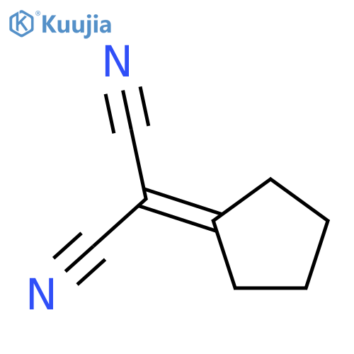 2-cyclopentylidenepropanedinitrile structure