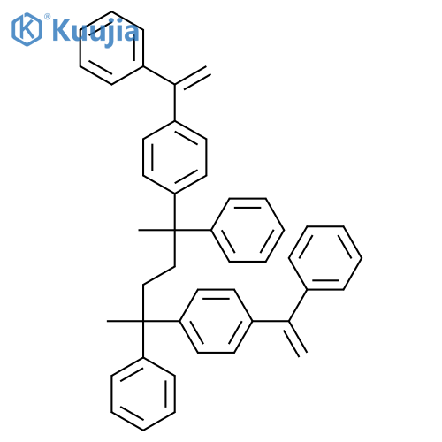 Benzene,1,1'-(1,4-dimethyl-1,4-diphenyl-1,4-butanediyl)bis[4-(1-phenylethenyl)- (9CI) structure