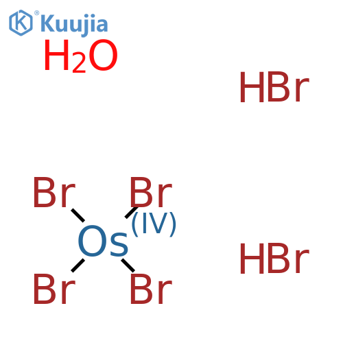 Osmate(2-), hexabromo-, dioxonium, (OC-6-11)- structure