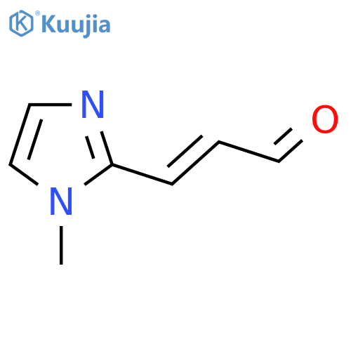 3-(1-methyl-1H-imidazol-2-yl)prop-2-enal structure