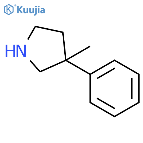 3-methyl-3-phenylpyrrolidine structure