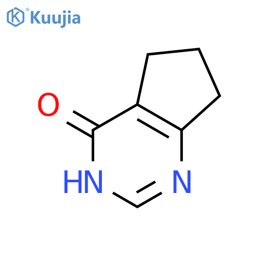 5H,6H,7H-cyclopenta[d]pyrimidin-4-ol structure