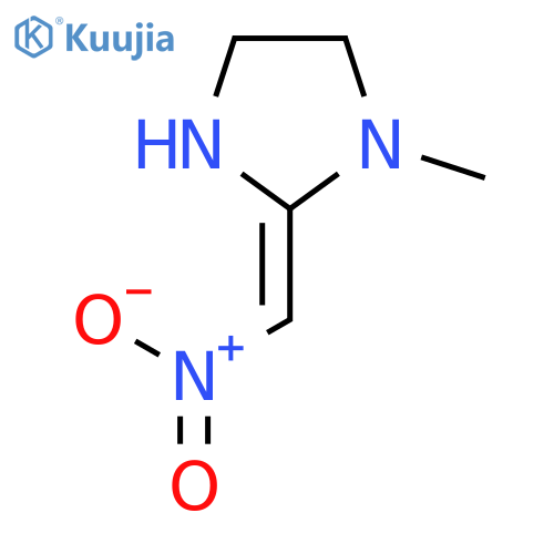 Imidazolidine, 1-methyl-2-(nitromethylene)- structure