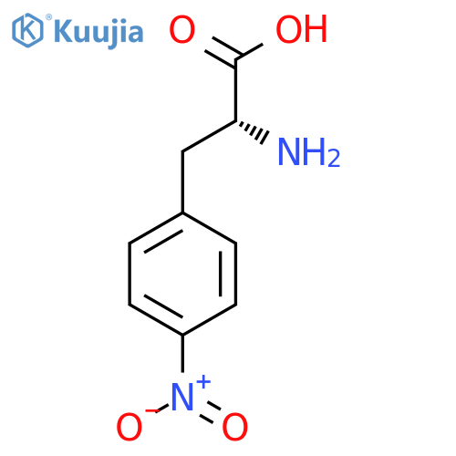 (R)-2-Amino-3-(4-nitrophenyl)propanoic acid structure