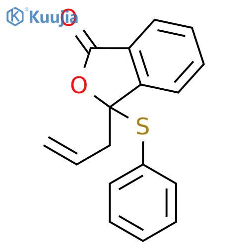 1(3H)-Isobenzofuranone, 3-(phenylthio)-3-(2-propenyl)- structure