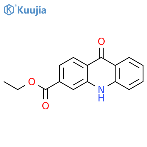 Ethyl 9-oxo-9,10-dihydroacridine-3-carboxylate structure