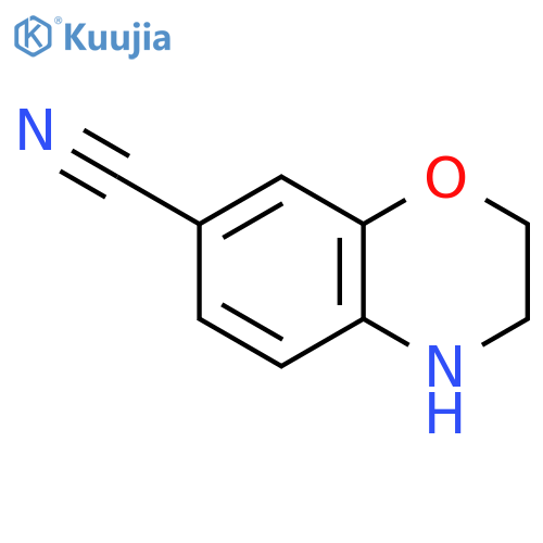 3,4-Dihydro-2H-benzoB1,4oxazine-7-carbonitrile structure