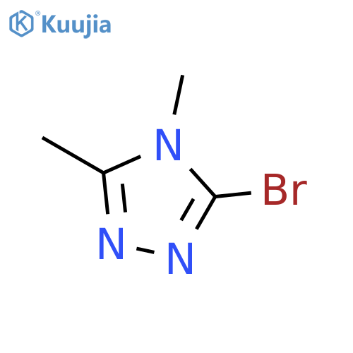 3-bromo-4,5-dimethyl-4H-1,2,4-triazole structure