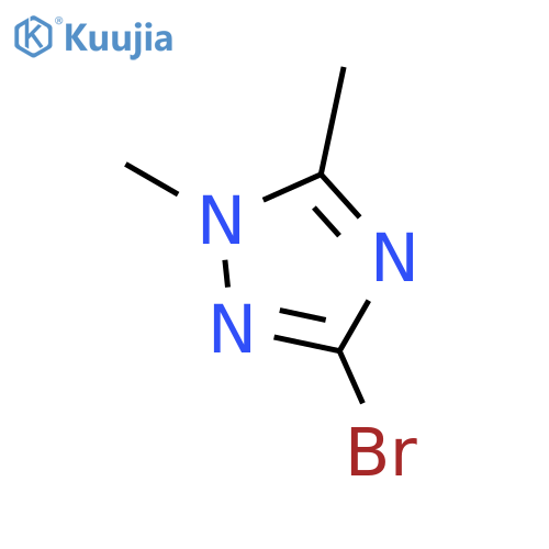 3-bromo-1,5-dimethyl-1H-1,2,4-triazole structure