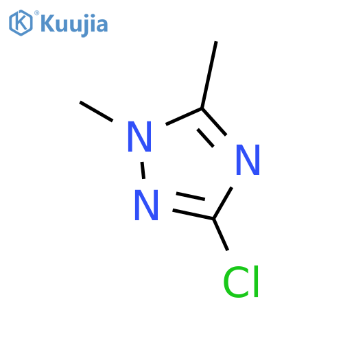 3-chloro-1,5-dimethyl-1H-1,2,4-triazole structure