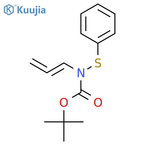 CARBAMIC ACID, (PHENYLTHIO)-1,2-PROPADIENYL-, 1,1-DIMETHYLETHYL ESTER structure