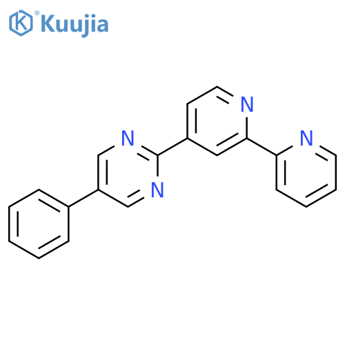 Pyrimidine, 2-[2,2'-bipyridin]-4-yl-5-phenyl- structure