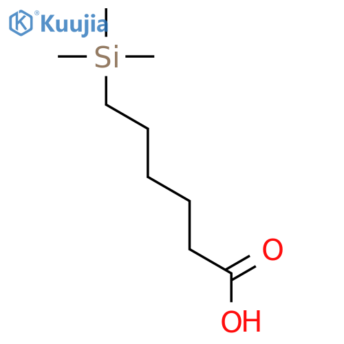 6-(Trimethylsilyl)hexanoic acid structure