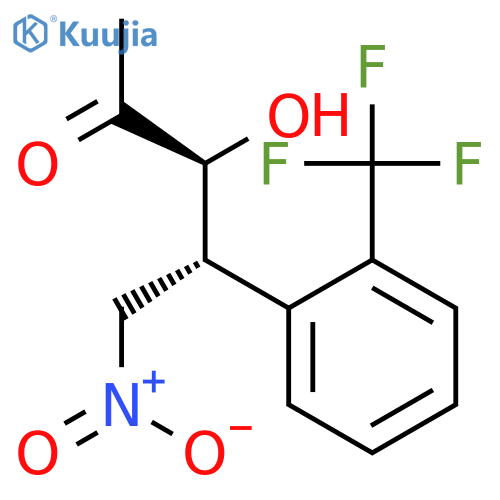 THREO-2-PENTULOSE, 1,4,5-TRIDEOXY-5-NITRO-4-[2-(TRIFLUOROMETHYL)PHENYL]- structure