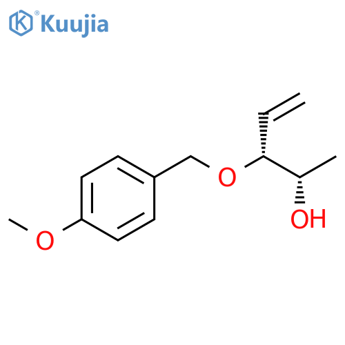 4-Penten-2-ol, 3-[(4-methoxyphenyl)methoxy]-, (2S,3R)- structure