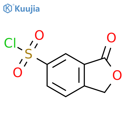 3-oxo-1,3-dihydro-2-benzofuran-5-sulfonyl chloride structure