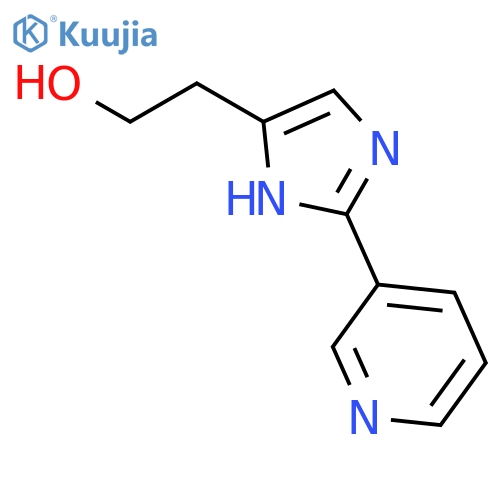 2-(3-pyridinyl)-1H-Imidazole-5-ethanol structure