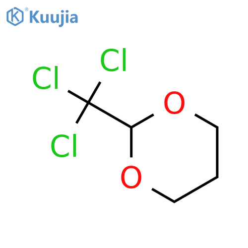 2-(trichloromethyl)-1,3-dioxane structure