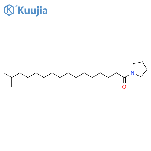 15-methyl-1-pyrrolidin-1-ylhexadecan-1-one structure