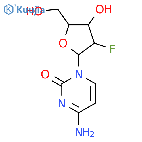 2'-Fluoro-2'-deoxy-arabinofuranosyl-cytidine structure