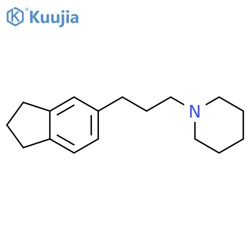 PIPERIDINE, 1-[3-(2,3-DIHYDRO-1H-INDEN-5-YL)PROPYL]- structure