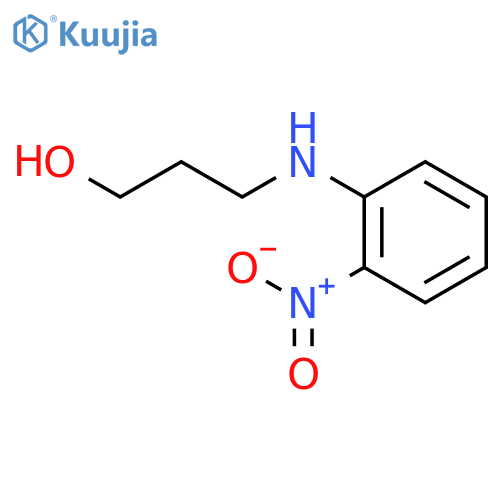 3-(2-nitrophenyl)aminopropan-1-ol structure