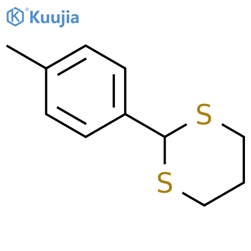 1,3-Dithiane, 2-(4-methylphenyl)- structure