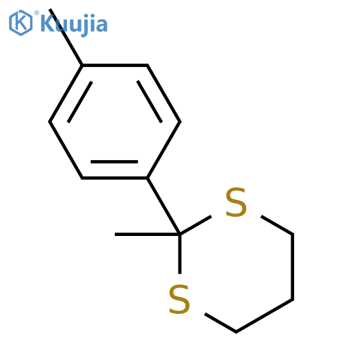 1,3-Dithiane,2-methyl-2-(4-methylphenyl)- structure