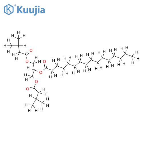 2-Palmitoyl-1,3-diisovalerin structure