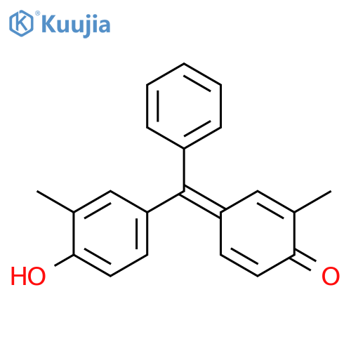2,5-CYCLOHEXADIEN-1-ONE, 4-[(4-HYDROXY-3-METHYLPHENYL)PHENYLMETHYLENE]-2-METHYL- structure