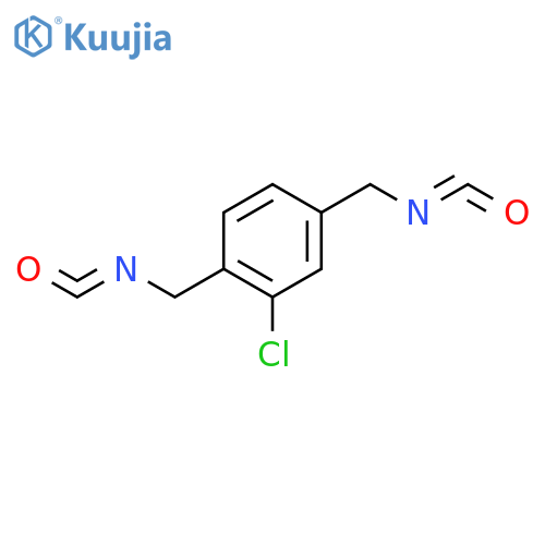 Benzene, 2-chloro-1,4-bis(isocyanatomethyl)- structure