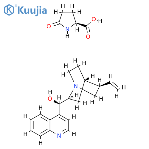 (r)-[(2s,4s,5r)-5-ethenyl-1-azabicyclo[2.2.2]octan-2-yl]-quinolin-4-ylmethanol;(2s)-5-oxopyrrolidine-2-carboxylic Acid structure