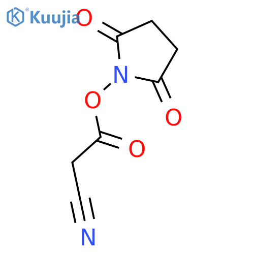 Cyanoacetic Acid N-Hydroxysuccinimide Ester structure