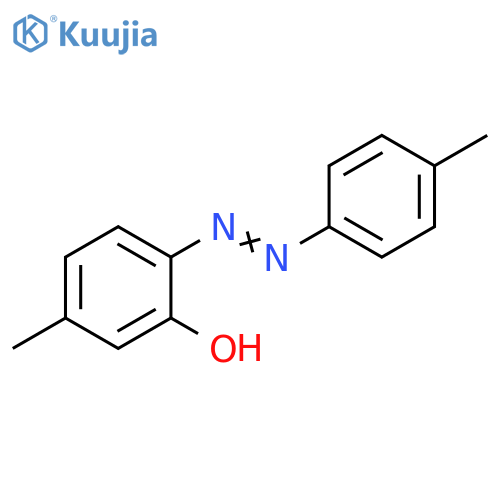Phenol, 5-methyl-2-[(4-methylphenyl)azo]- structure