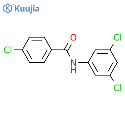 4-chloro-N-(3,5-dichlorophenyl)benzamide structure