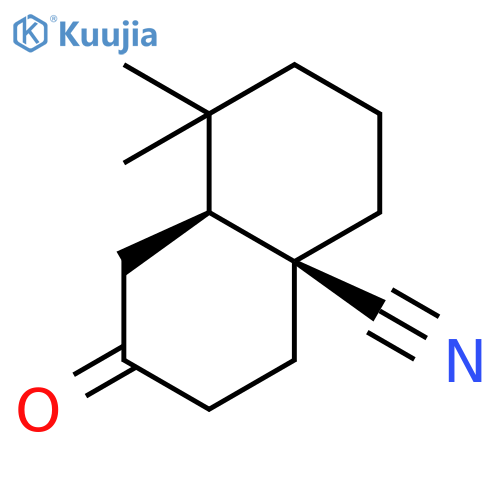 (4aS,8aS)-1,1-Dimethyl-7-oxooctahydronaphthalene-4a(2H)-carbonitrile structure