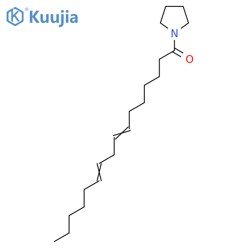 1-Pyrrolidin-1-ylhexadeca-7,10-dien-1-one structure