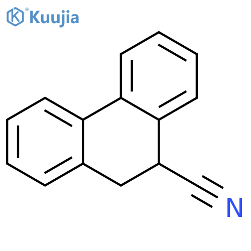 9-Phenanthrenecarbonitrile, 9,10-dihydro- structure