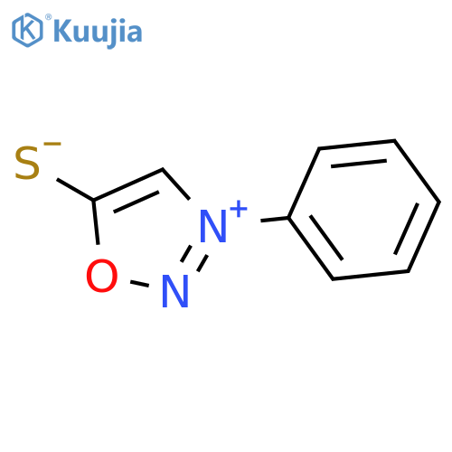 3-Phenyl-1,2,3-oxadiazol-3-ium-5-thiolate structure
