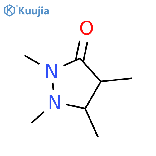 1,2,4,5-tetramethylpyrazolidin-3-one structure