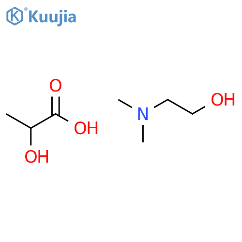 Propanoic acid, 2-hydroxy-, compd. with 2-(dimethylamino)ethanol (1:1) structure