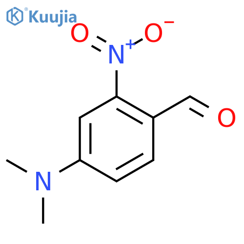 4-(Dimethylamino)-2-nitrobenzaldehyde structure