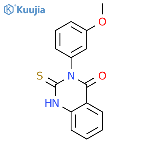 3-(3-Methoxyphenyl)-2-thioxo-2,3-dihydro-4(1H)-quinazolinone structure