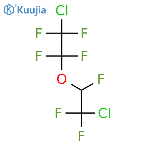 Ethane, 1-chloro-2-(2-chloro-1,2,2-trifluoroethoxy)-1,1,2,2-tetrafluoro- structure