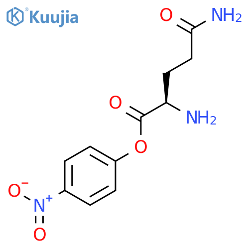 D-Glutamine, 4-nitrophenyl ester structure