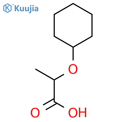 2-(cyclohexyloxy)propanoic acid structure