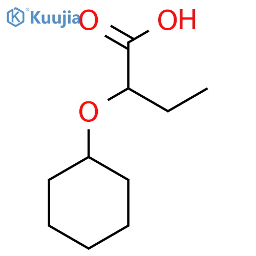 2-(Cyclohexyloxy)butanoic acid structure