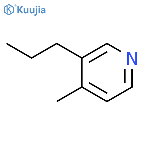 PYRIDINE, 4-METHYL-3-PROPYL- structure
