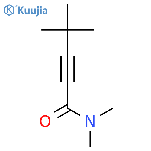 2-Pentynamide, N,N,4,4-tetramethyl- structure