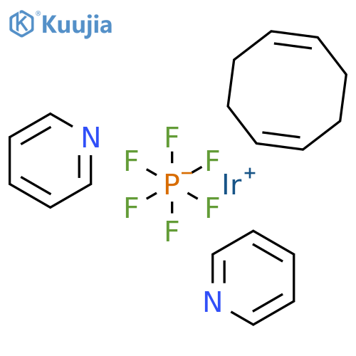 BIS(PYRIDINE)(1,5-CYCLOOCTADIENE)IRIDIUM(I)HEXAFLUOROPHOSPHATE,99% structure